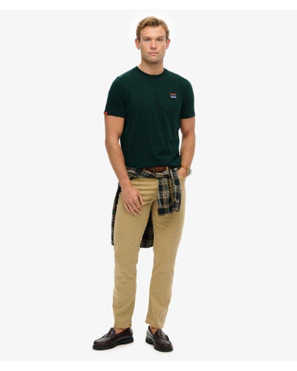 Superdry Green & Co Great Outdoors Embroidered Relaxed T-shirt for men