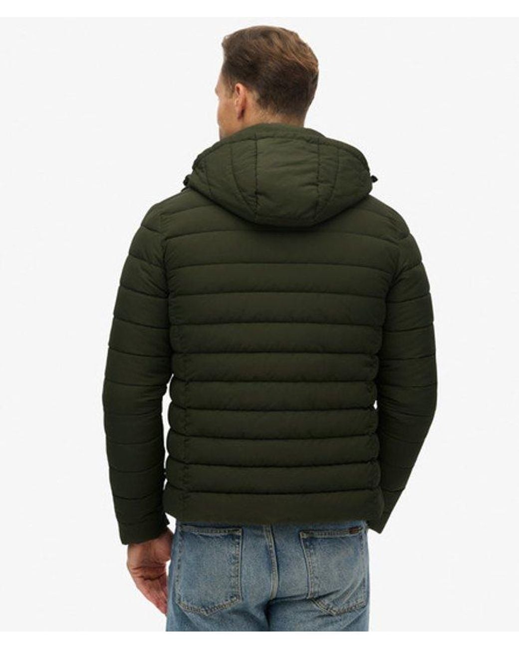 Superdry Green Hooded Fuji Jacket for men