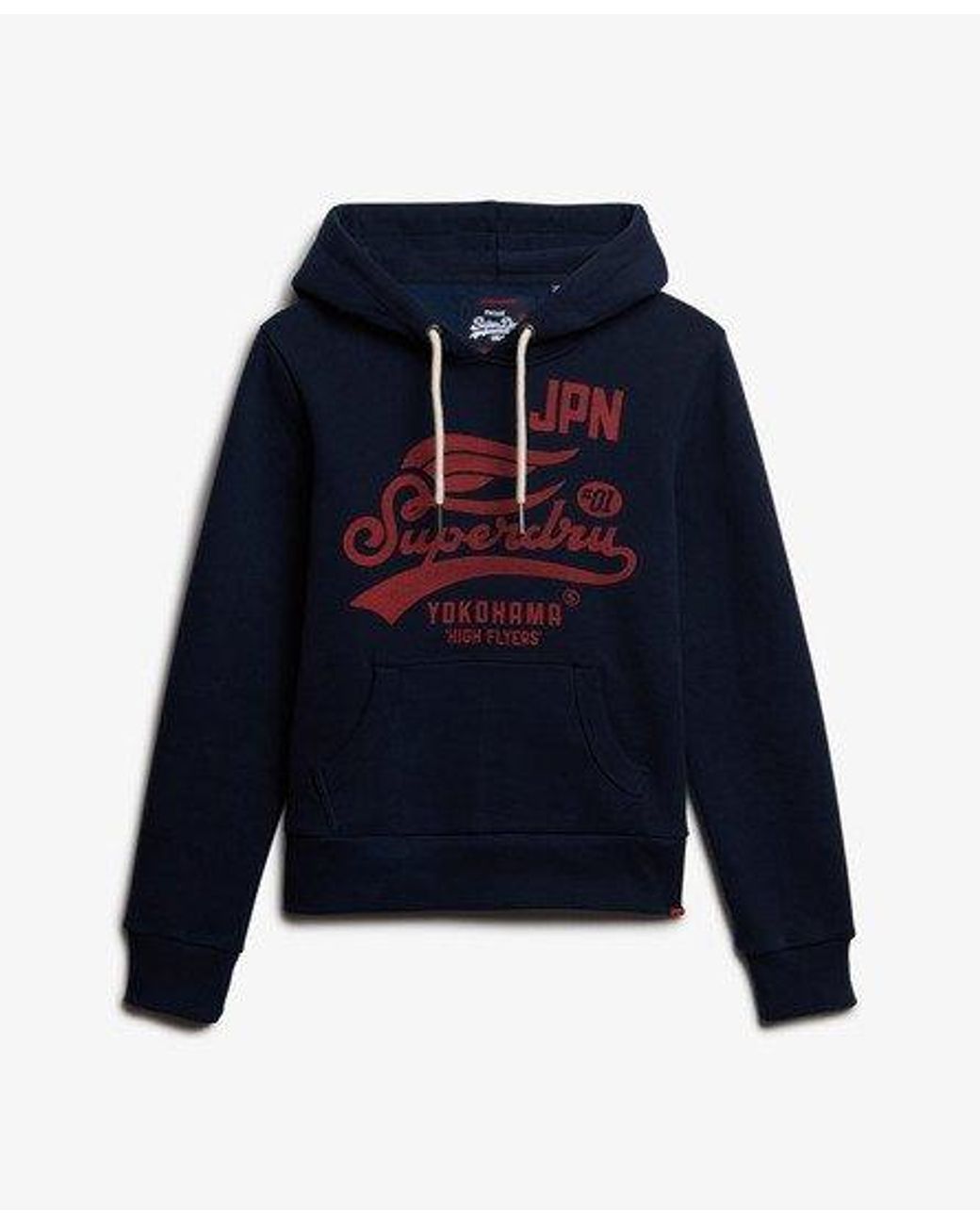 Superdry High Flyers Hoodie in Blue Lyst UK