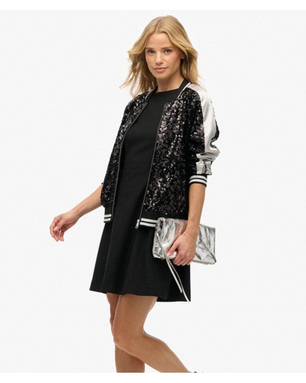 Superdry Black & Co Sequin Suikajan Jacket