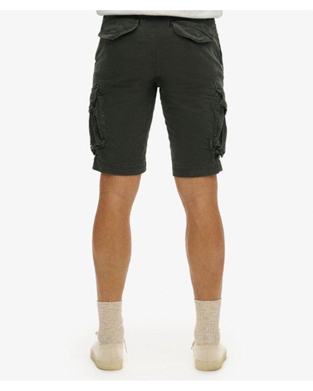 Superdry & Co Core Cargo Short Relaxed Pasvorm in het Black voor heren