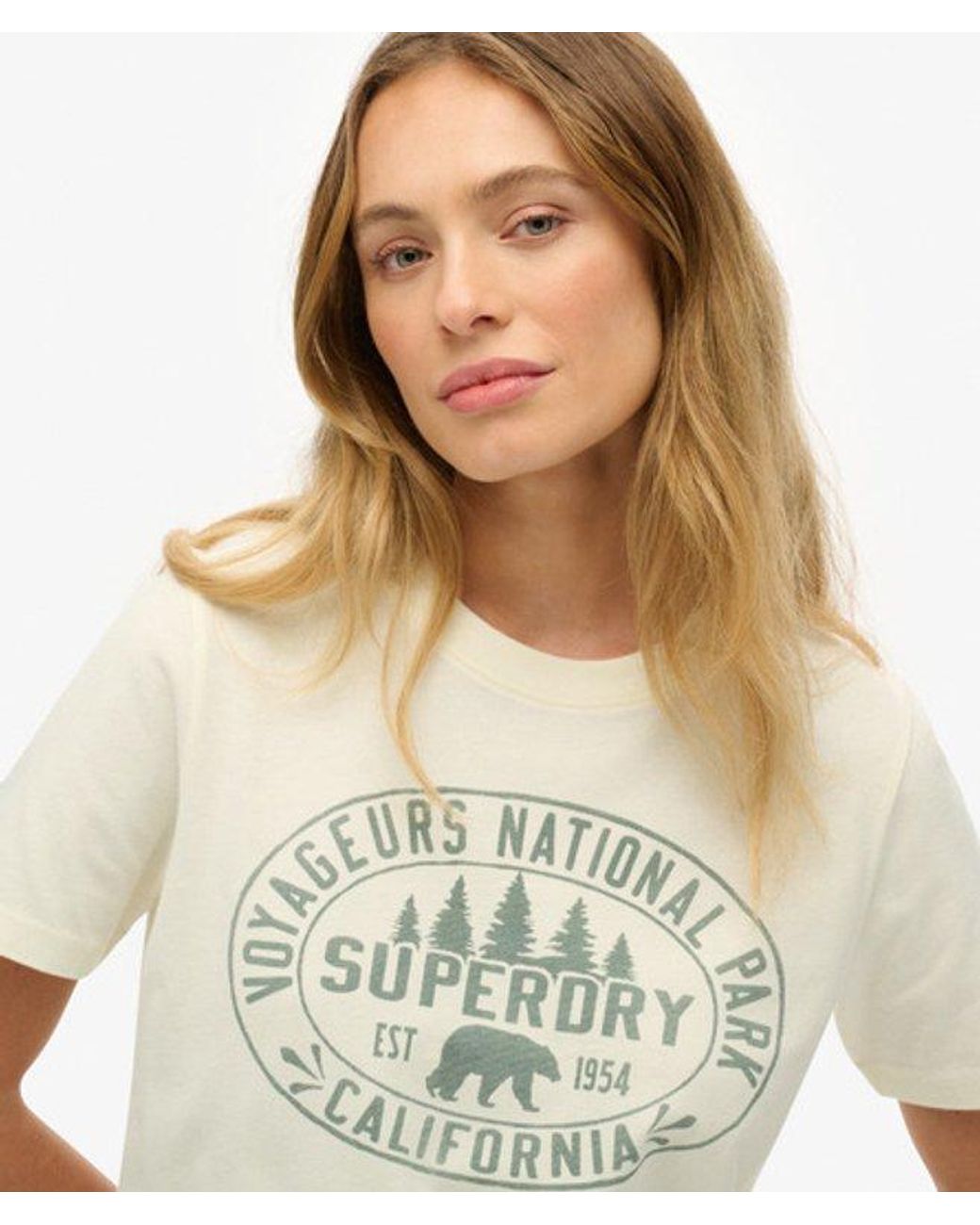 Superdry White & Co Lo-fi Outdoors Relaxed T-shirt