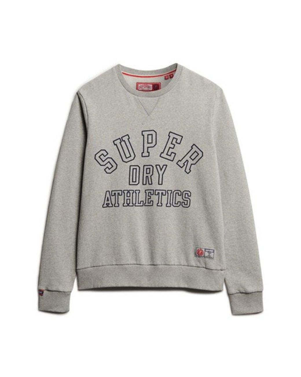 Superdry & Co Atheltic Sweatshirt Met Print in het Gray voor heren