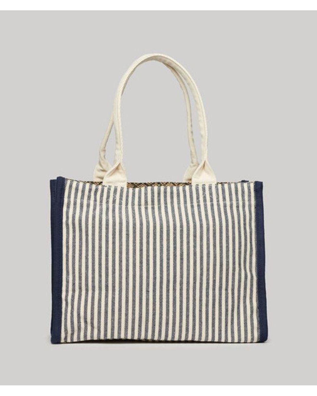 Superdry White & Co Ladies Fully Lined Embroidered Luxe Tote Bag