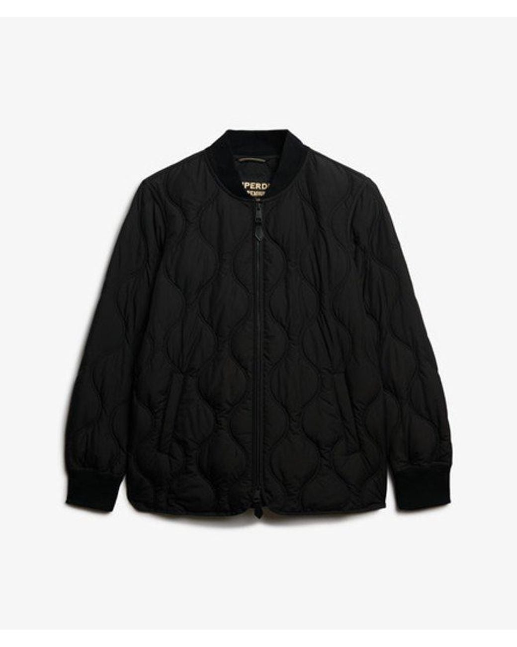 Superdry Black & Co Short Quilted Liner Jacket