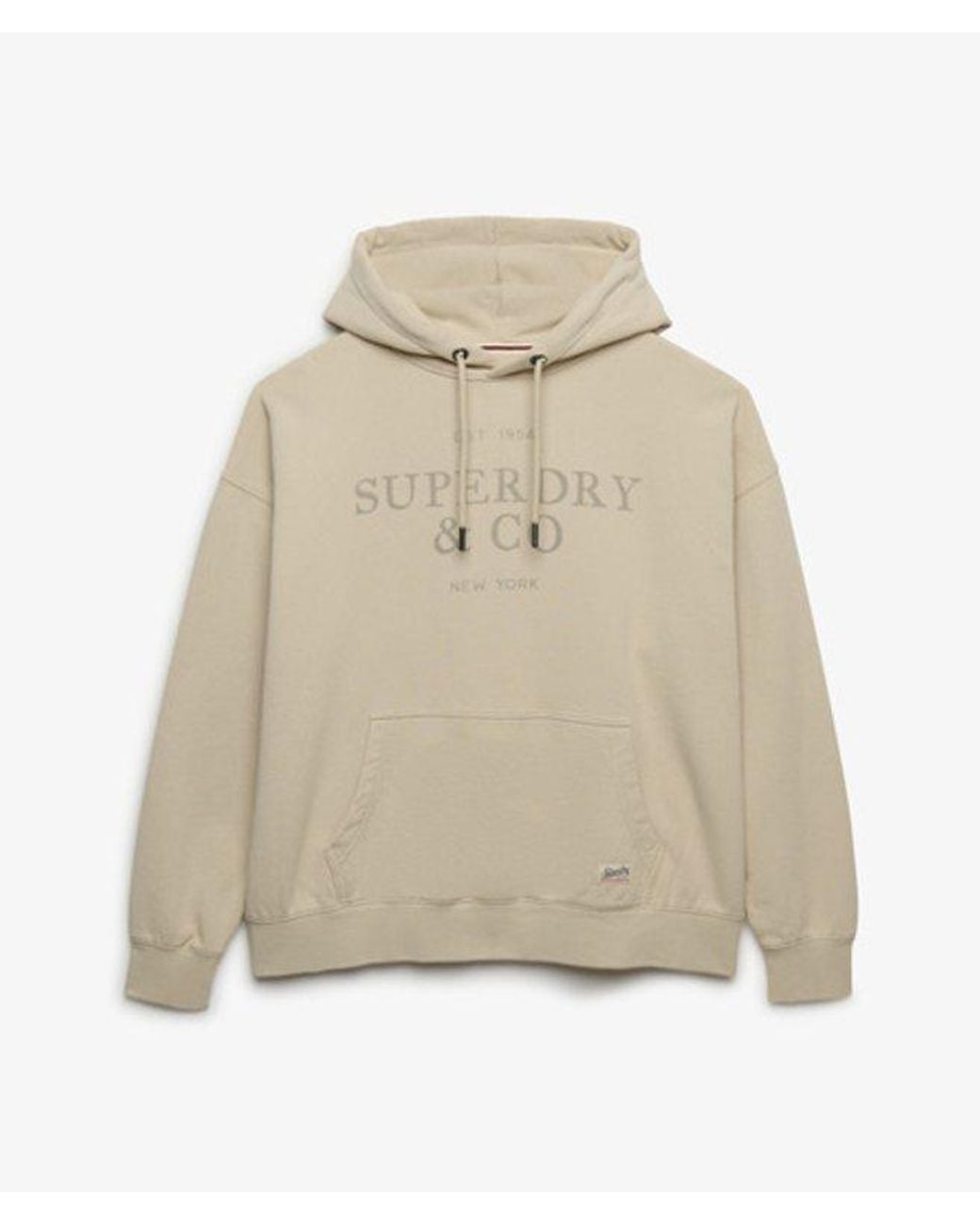 Superdry Natural & Co Luxe Casual Relaxed Hoodie