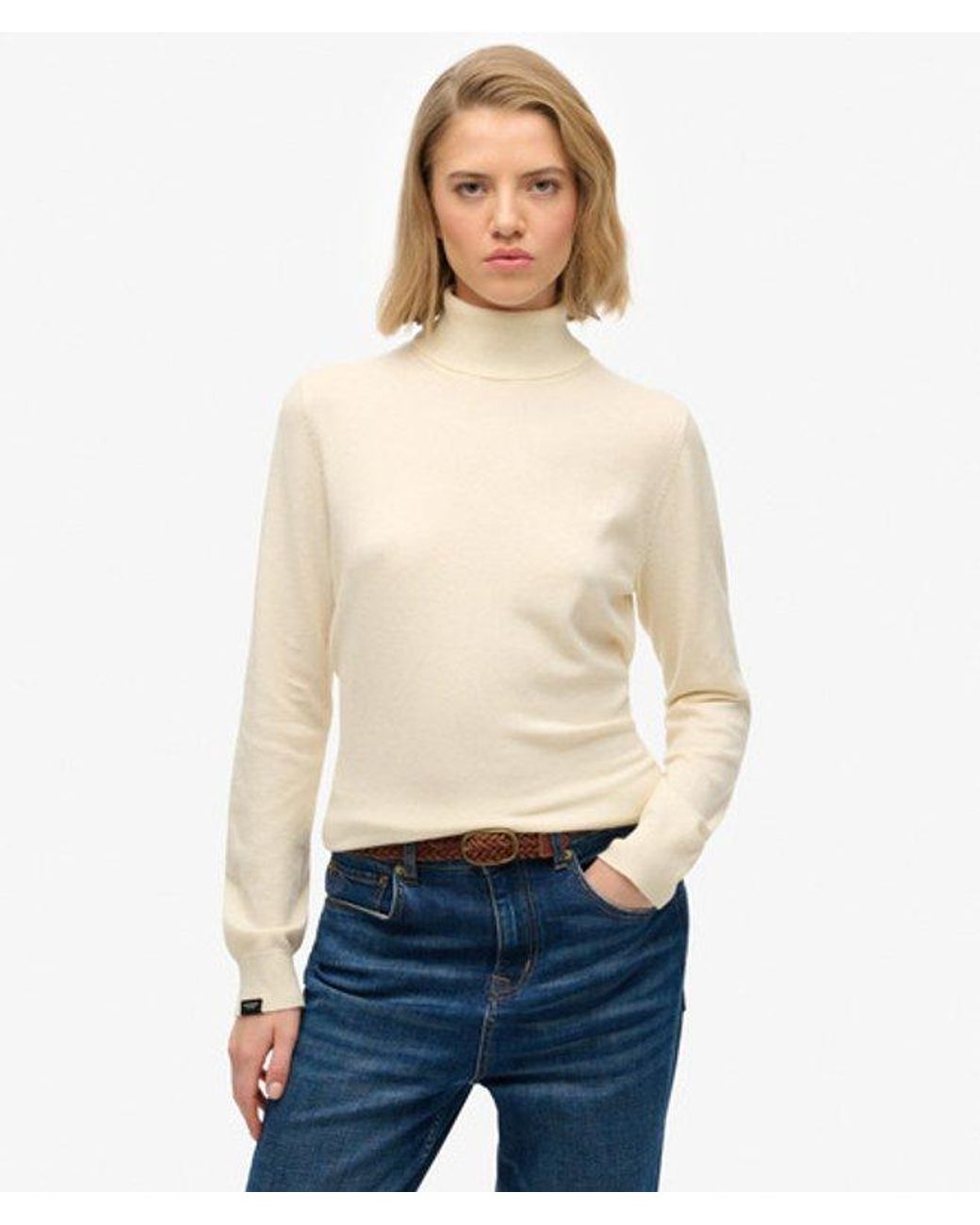 Superdry Natural & Co Classic Turtle Neck Jumper