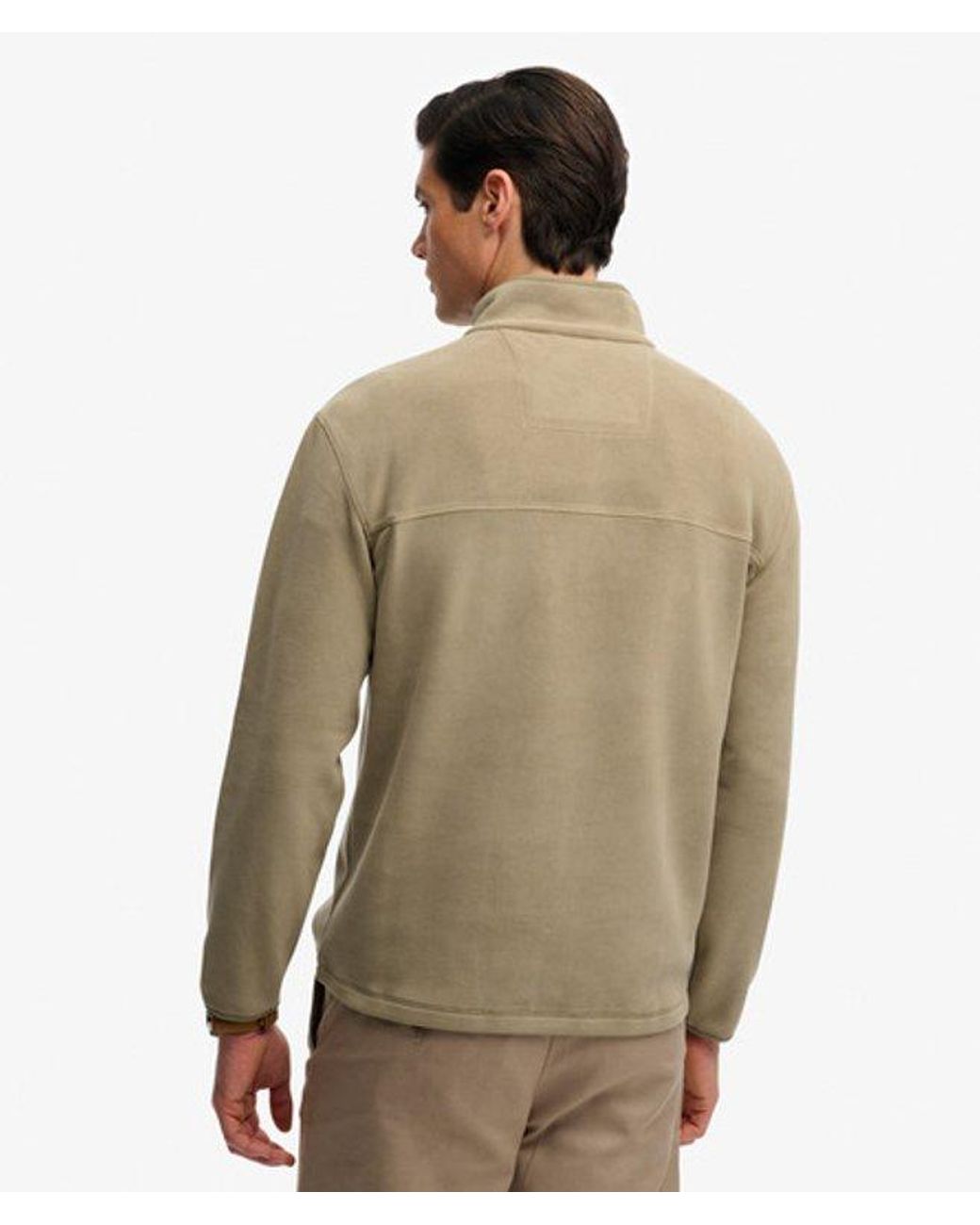 Superdry Green Expedition Fleece Half Zip for men