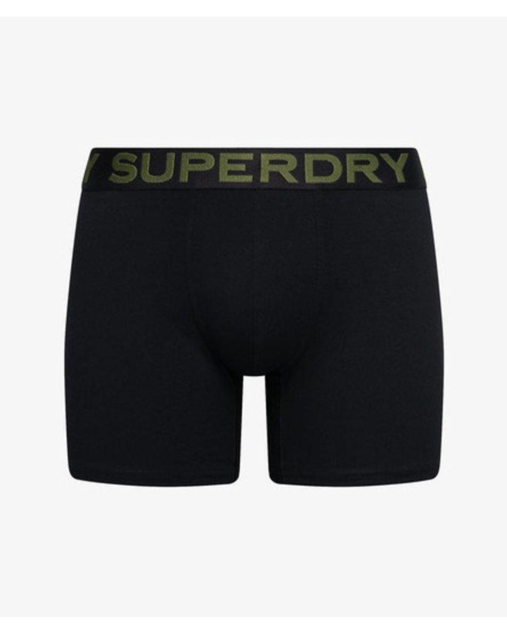 Superdry Green Boxer Triple Pack for men