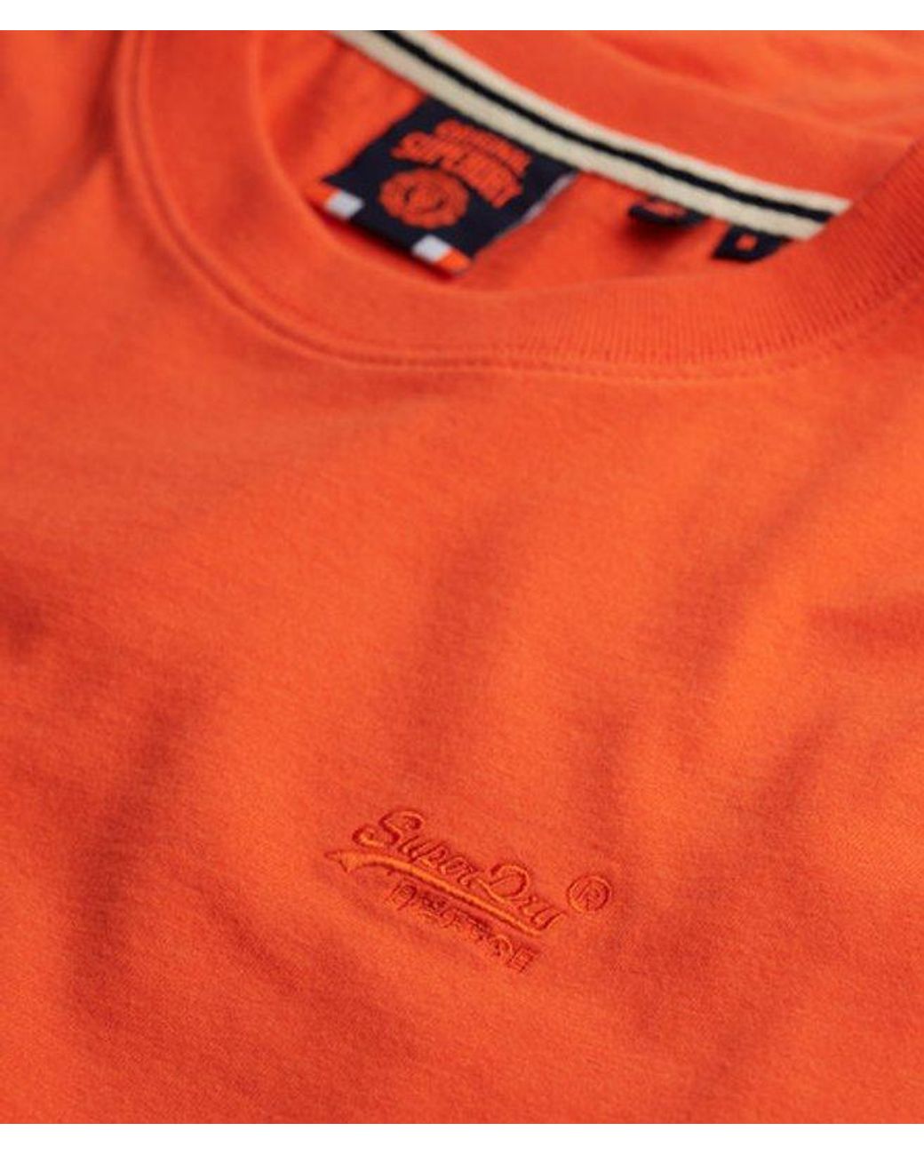 Superdry Red & Co Organic Cotton Essential Logo T-shirt for men
