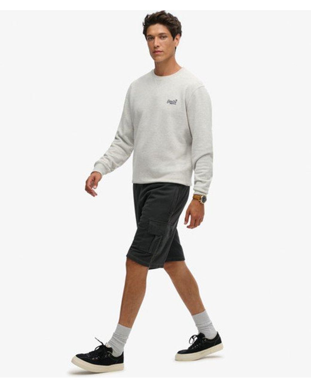 Superdry White & Co Contrast Stitch Cargo Shorts for men