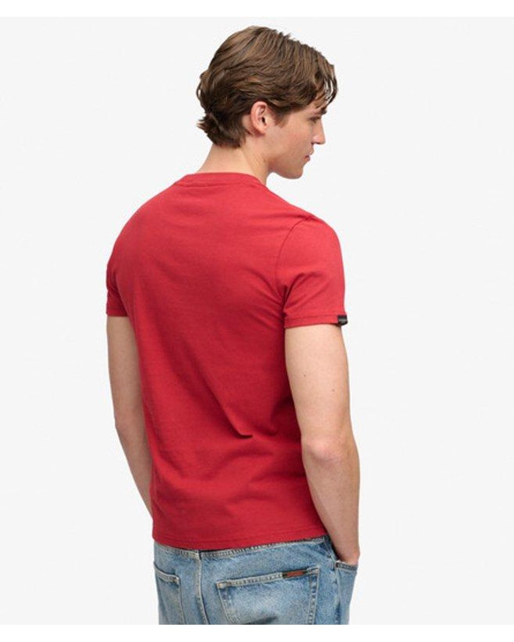 Superdry Red & Co Logo Embroide for men