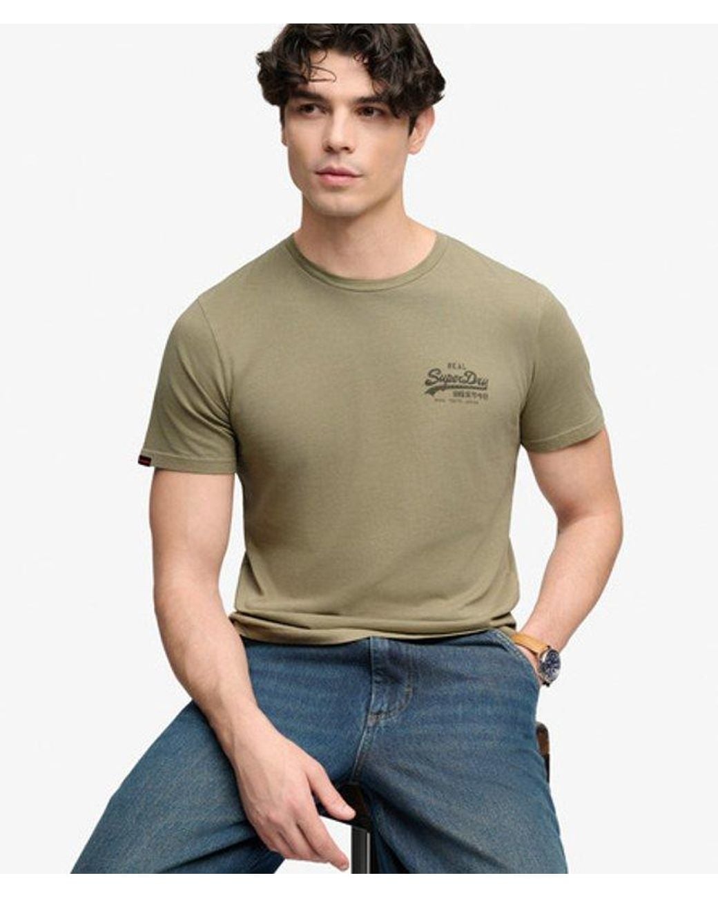 Superdry Green & Co Classic Essential Graphic T-shirt for men