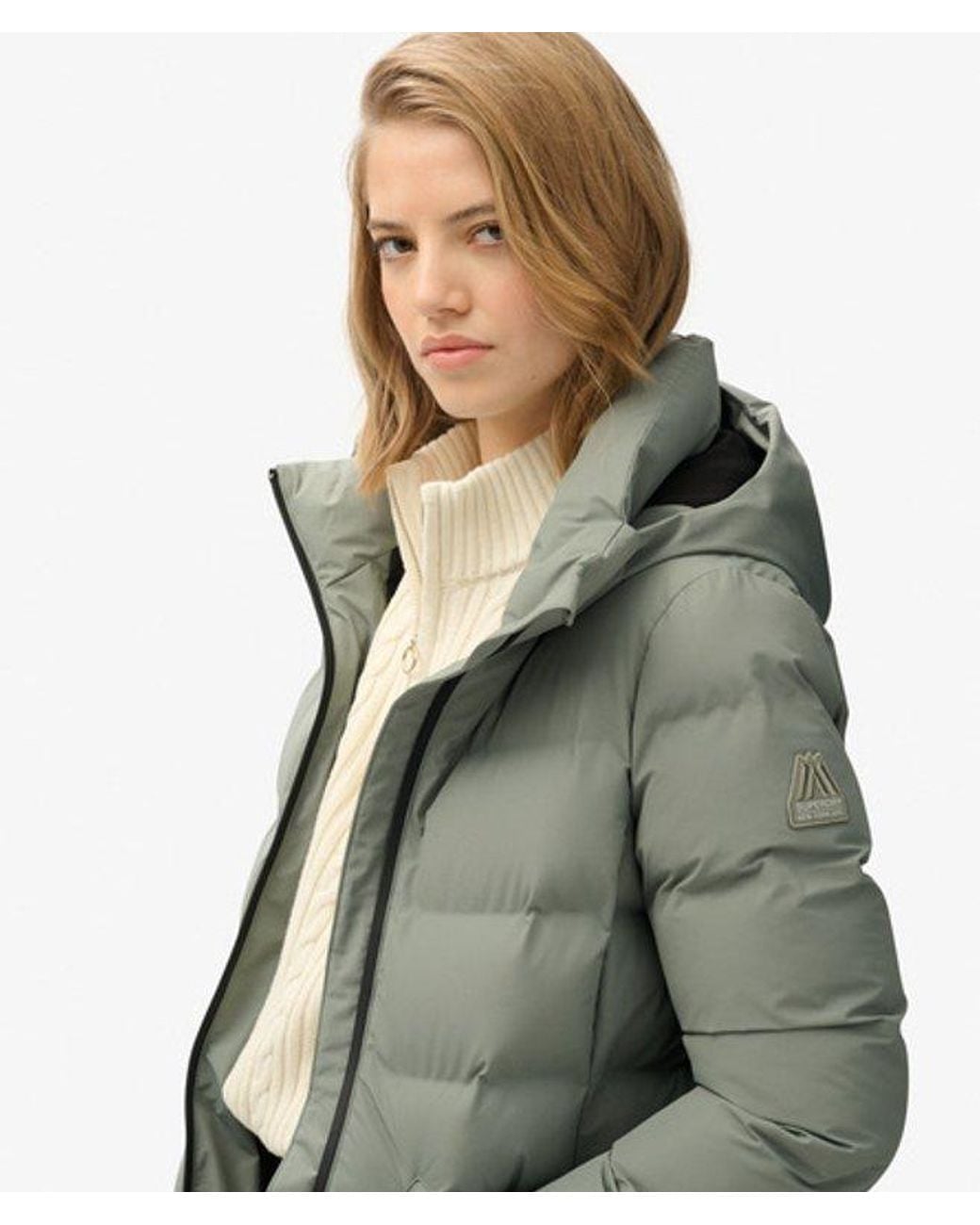 Superdry Gray City Mid Padded Jacket