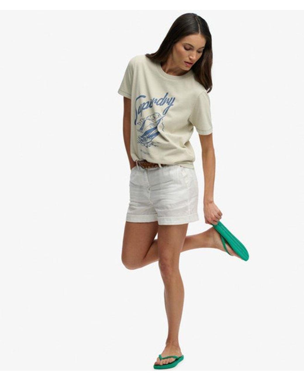Superdry Green & Co Essential Flip Flops