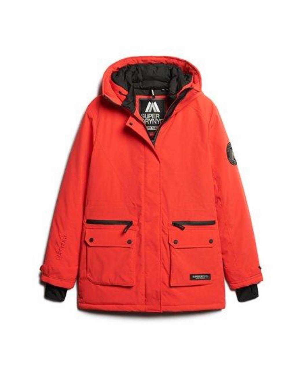 Superdry Red & Co City Padded Parka Jacket