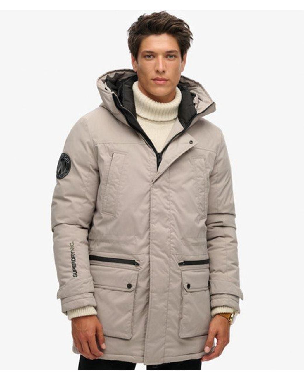 Superdry Natural & Co City Padded Parka Jacket for men