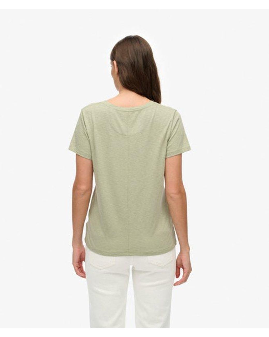 Superdry Gray & Co Studios Slub Embroidered T-shirt