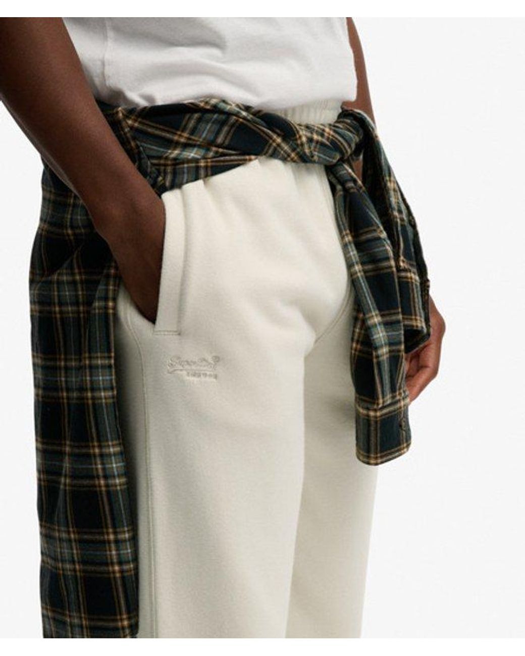 Superdry White & Co Essential Logo Half Brushed joggers for men