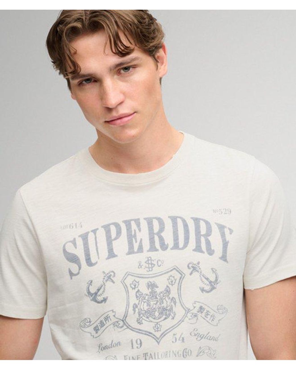 Superdry Blue & Co Mercantile T-shirt for men