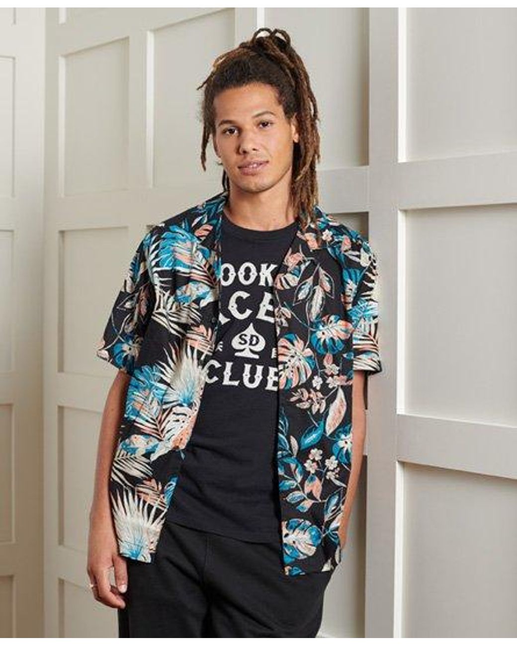 superdry hawaiian shirt