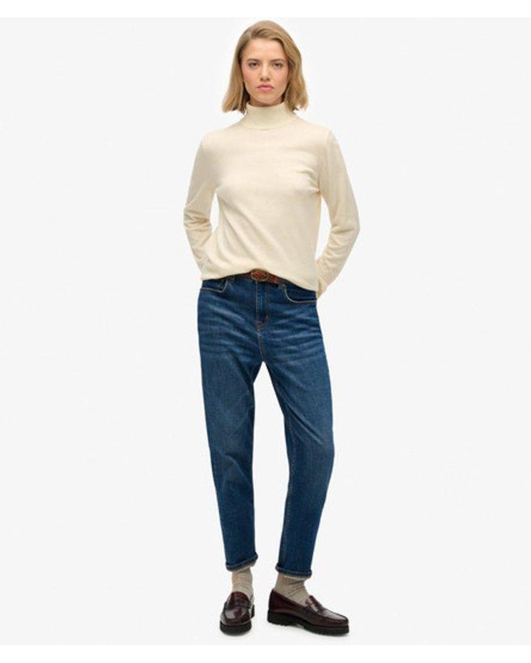 Superdry Natural & Co Classic Turtle Neck Jumper