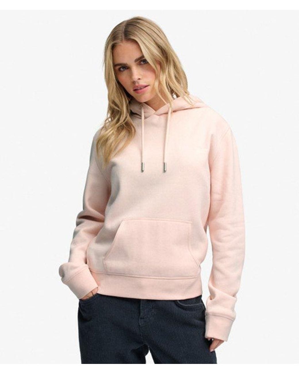 Superdry Pink & Co Signature Embroidered Hoodie