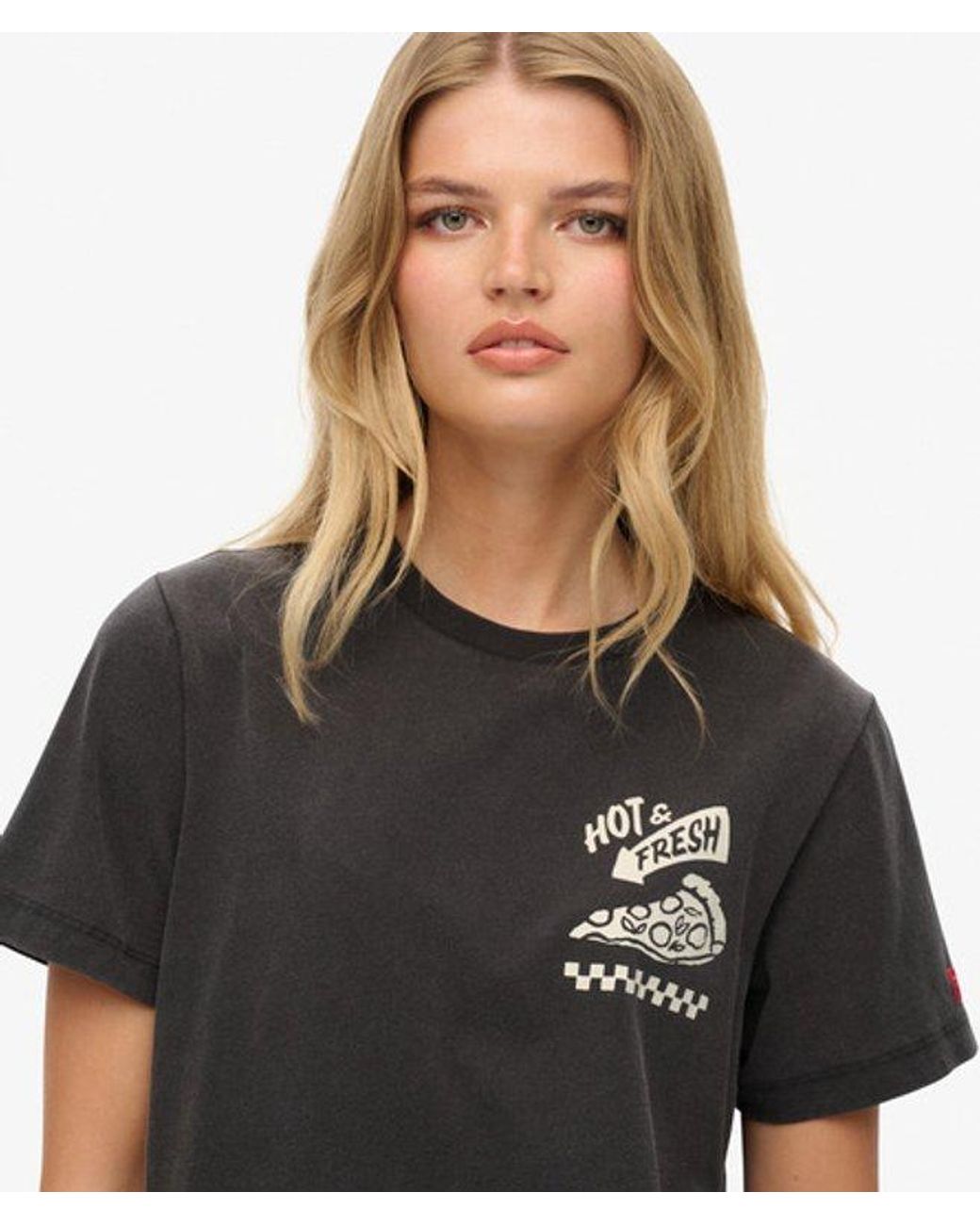 Superdry Black & Co Roadside Trade Relaxed T-shirt