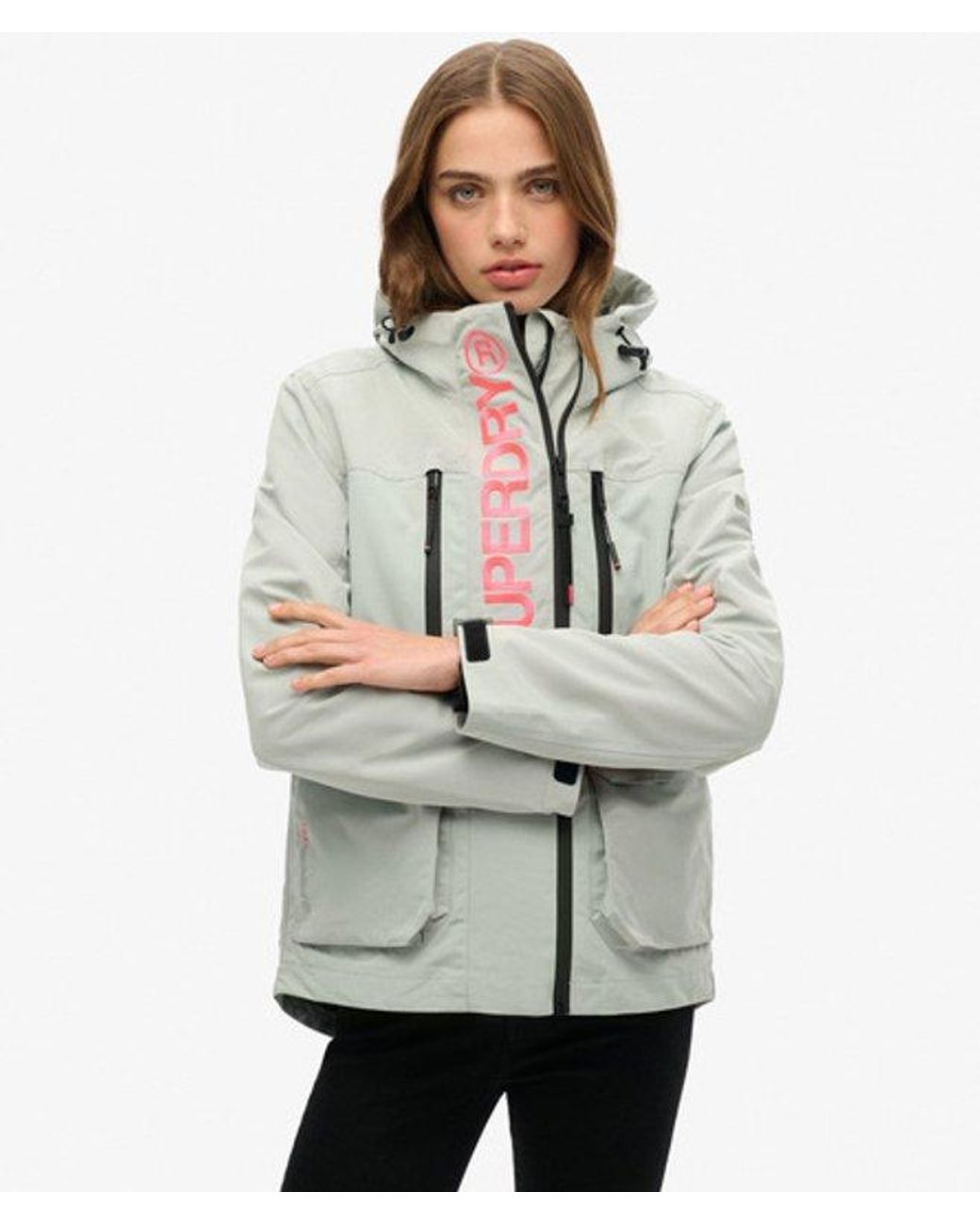 Superdry Gray & Co Hooded Ultimate Tech Windbreaker