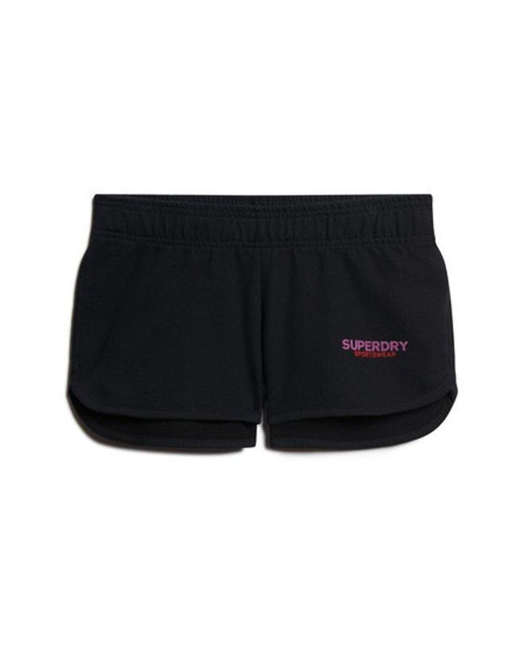 Superdry Black & Co Sportswear Logo Racer Shorts