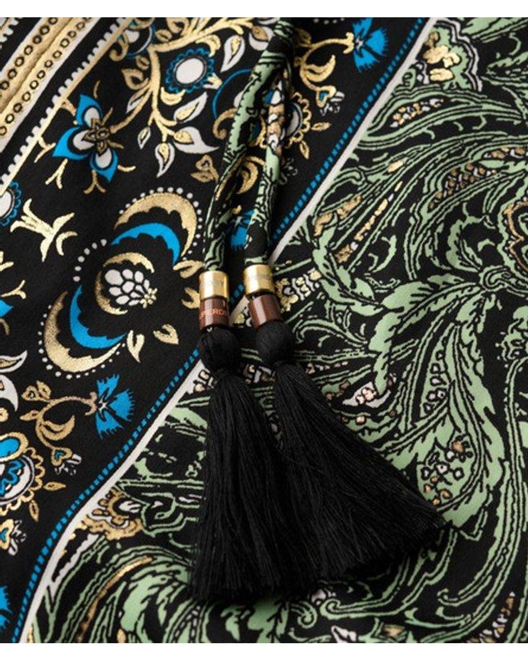 Superdry Green & Co Ladies Lightweight Paisley Print St Tropez Maxi Dress