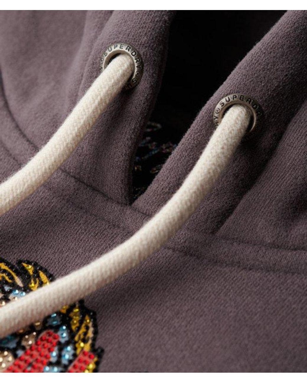 Superdry Gray & Co Tokyo Vintage Logo Graphic Hoodie