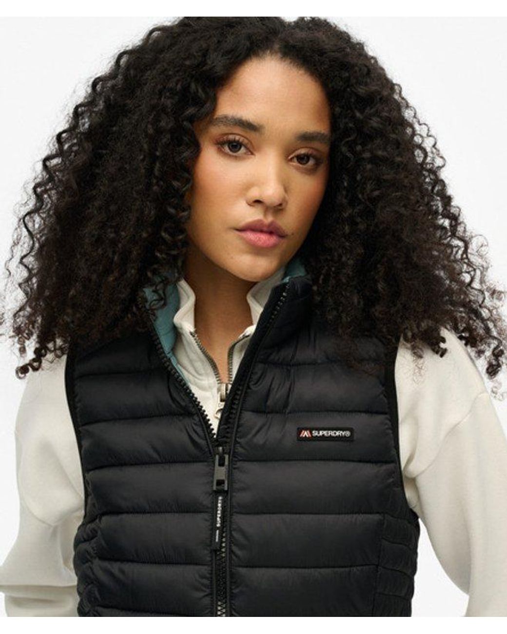 Superdry Black Fuji Lite Padded Gilet