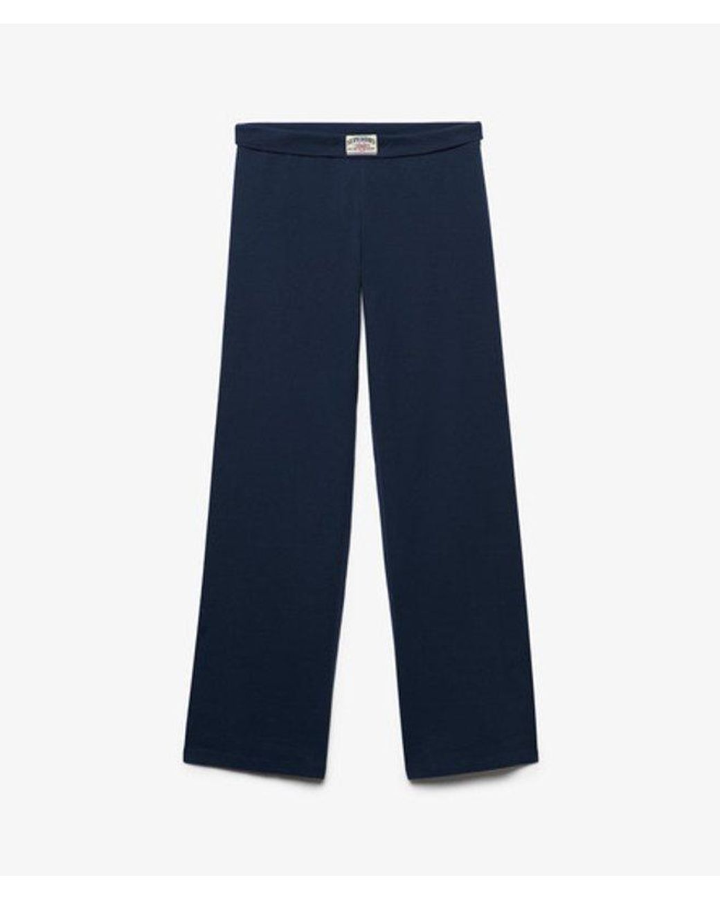 Superdry Blue & Co Athletic Essentials Fold Over joggers