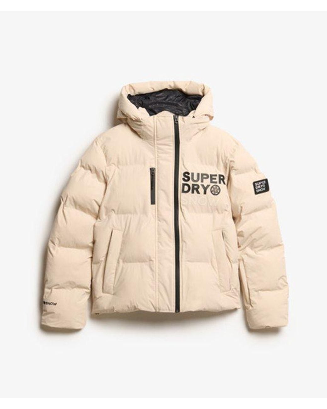 Superdry Natural & Co Hooded Ski Boxy Puffer Jacket