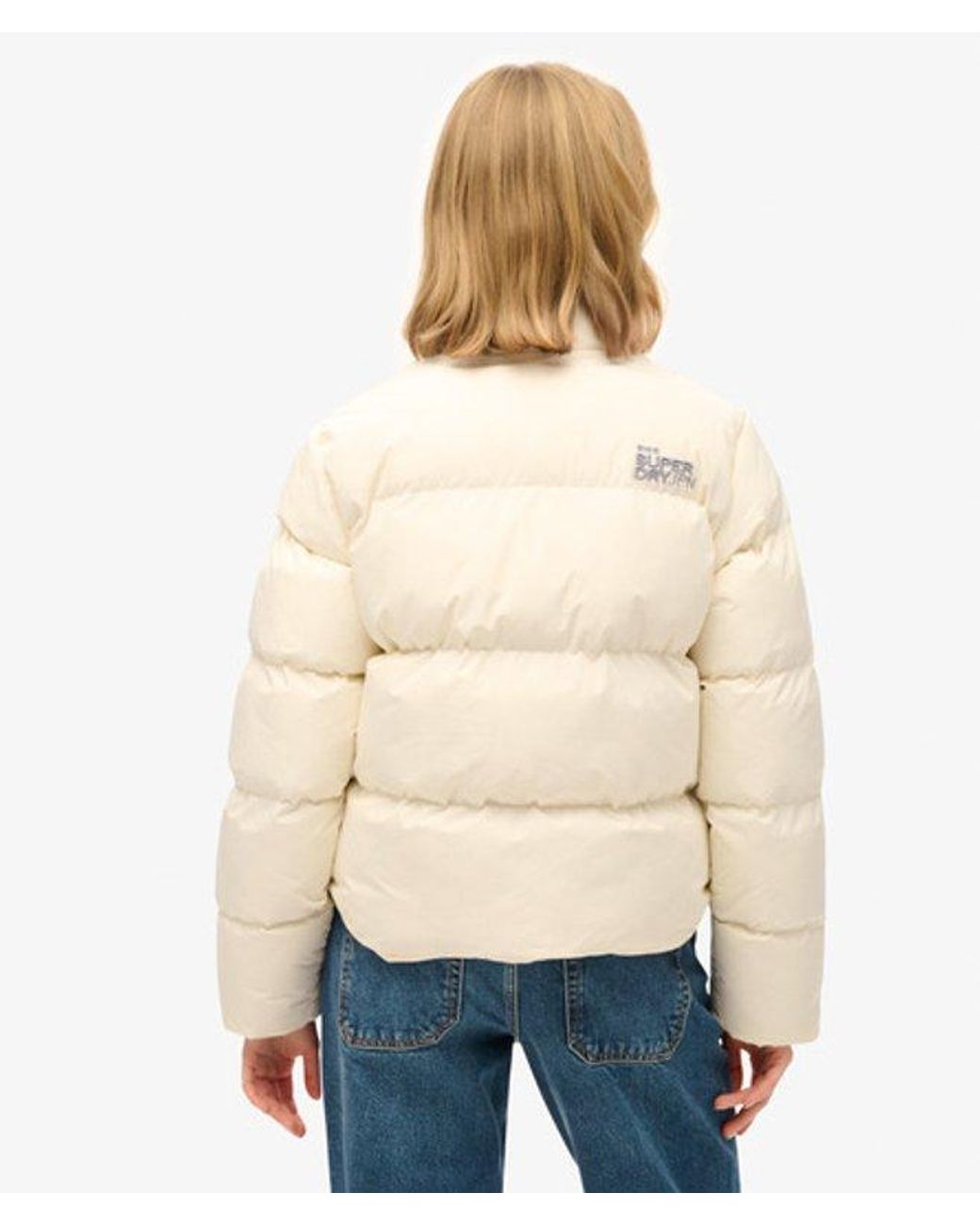 Superdry Natural & Co Sports Puffer Cropped Jacket