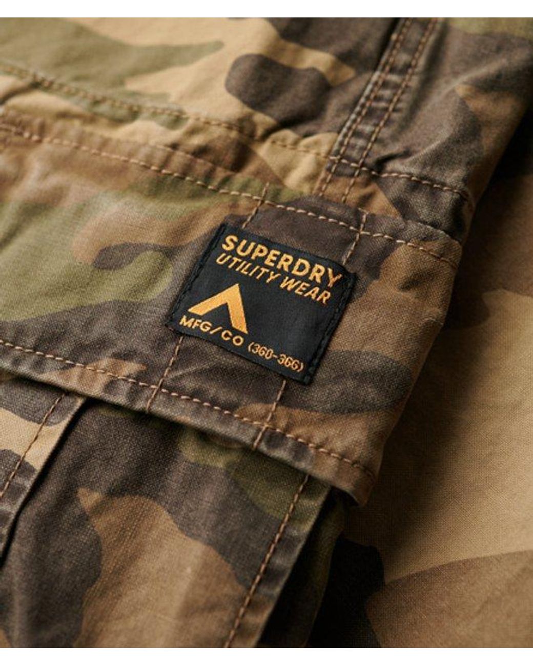 Superdry Natural & Co Organic Cotton baggy Cargo Pants for men