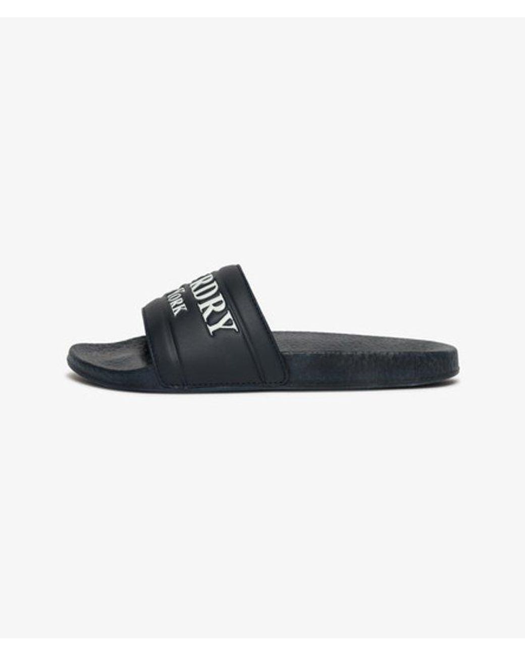 Superdry Blue & Co Destination Pool Sliders
