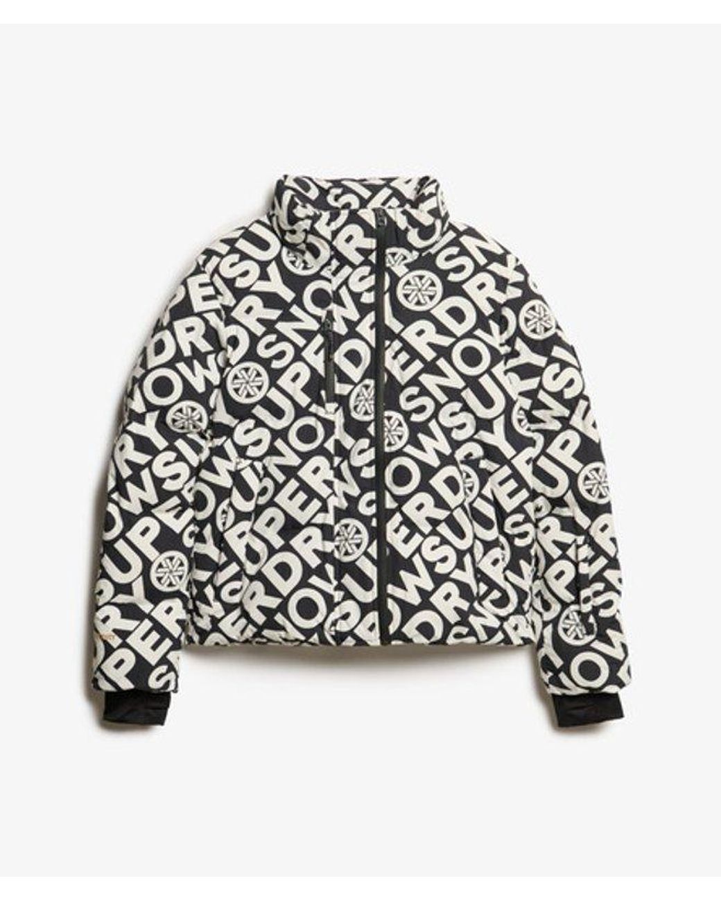Superdry Black & Co Ski Boxy Puffer Jacket