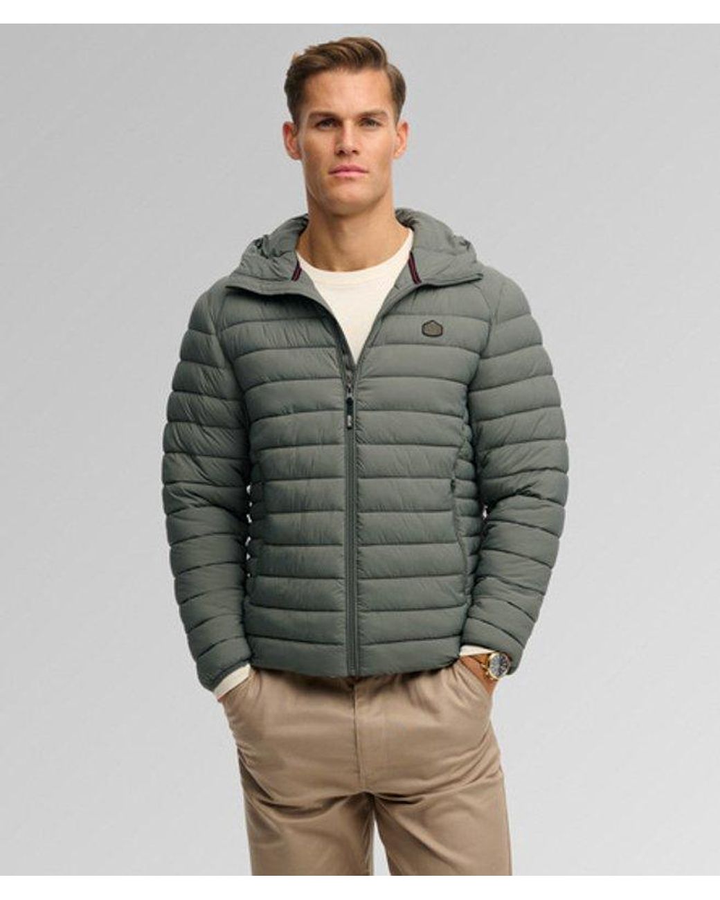 Superdry Gray & Co Hooded Fuji Lite Jacket for men