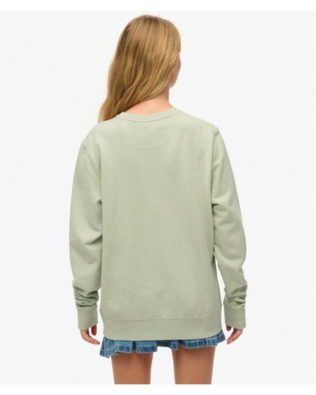 Superdry Green & Co Oversized Classic Essential Sweatshirt