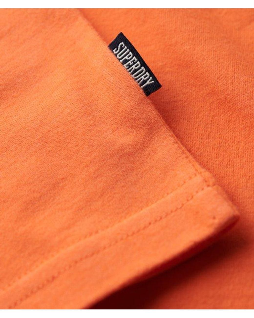 Superdry Orange & Co Organic Cotton Essential Logo V Neck T-shirt for men