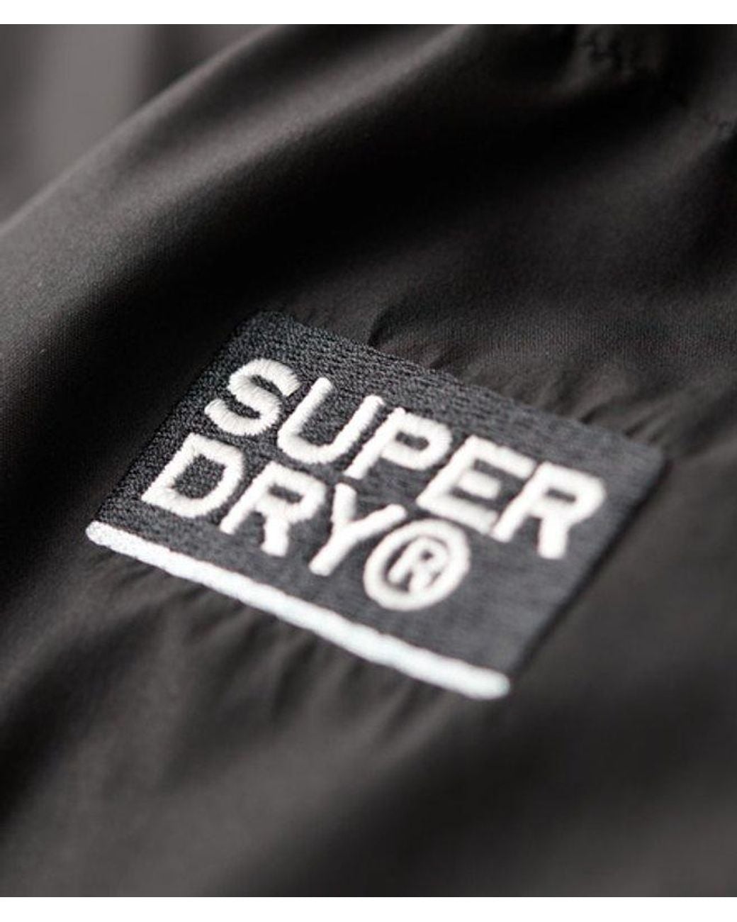 Superdry Blue & Co Hooded Mid Length Sports Puffer Jacket
