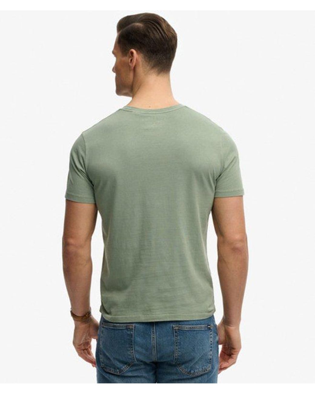 Superdry Green & Co Classic Essential Pocket T-shirt for men