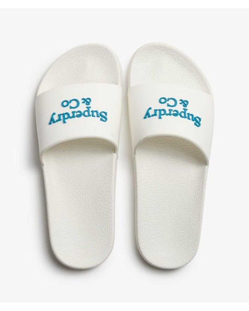 Superdry Blue & Co Pool Sliders