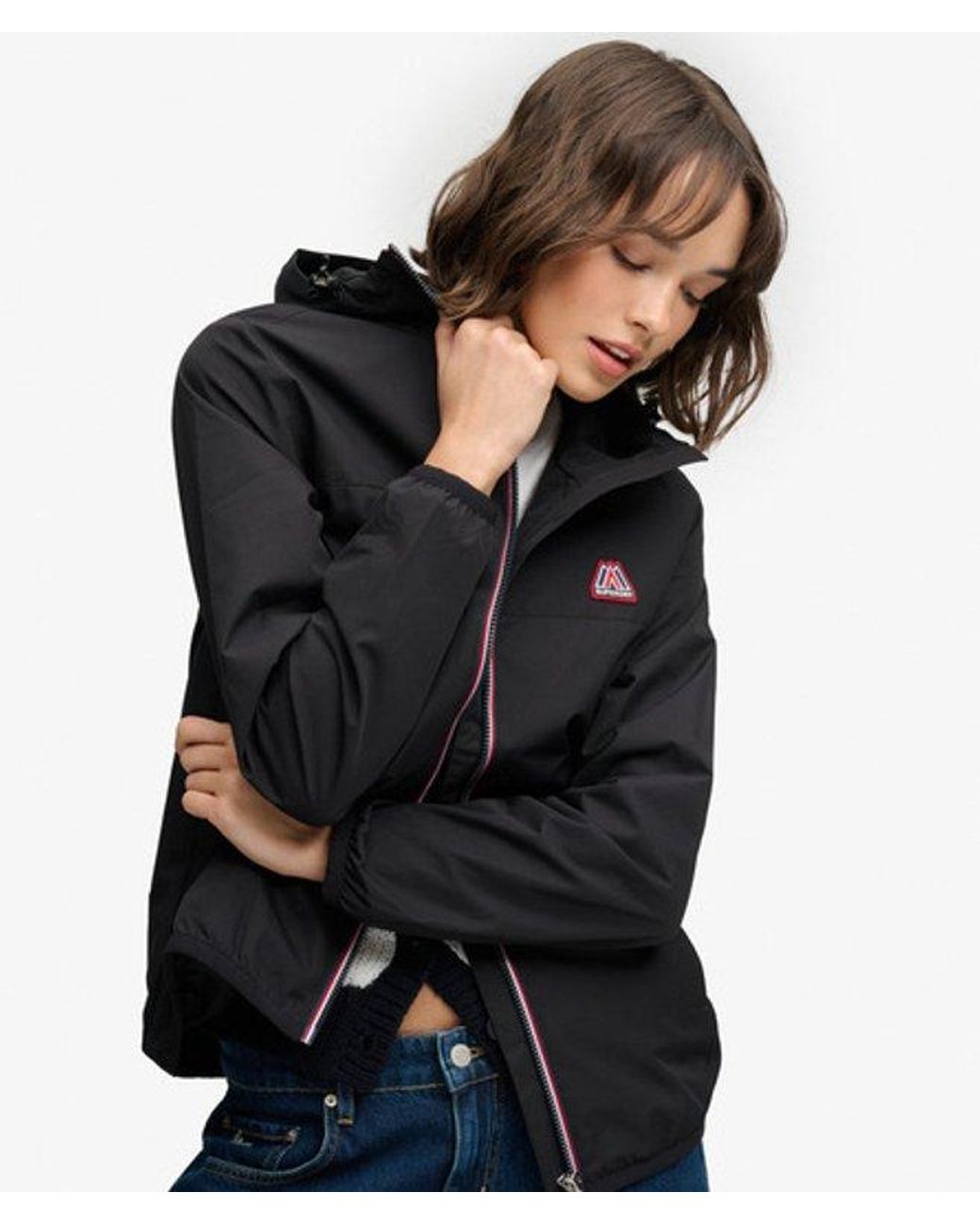 Superdry Blue & Co Essential Tri Windbreaker Jacket
