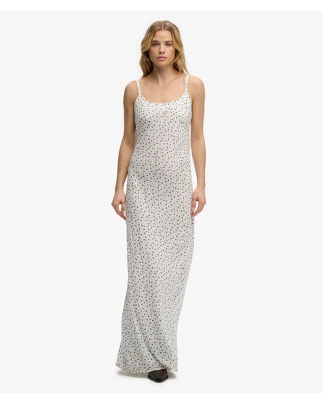 Superdry White & Co Printed Cami Maxi Dress