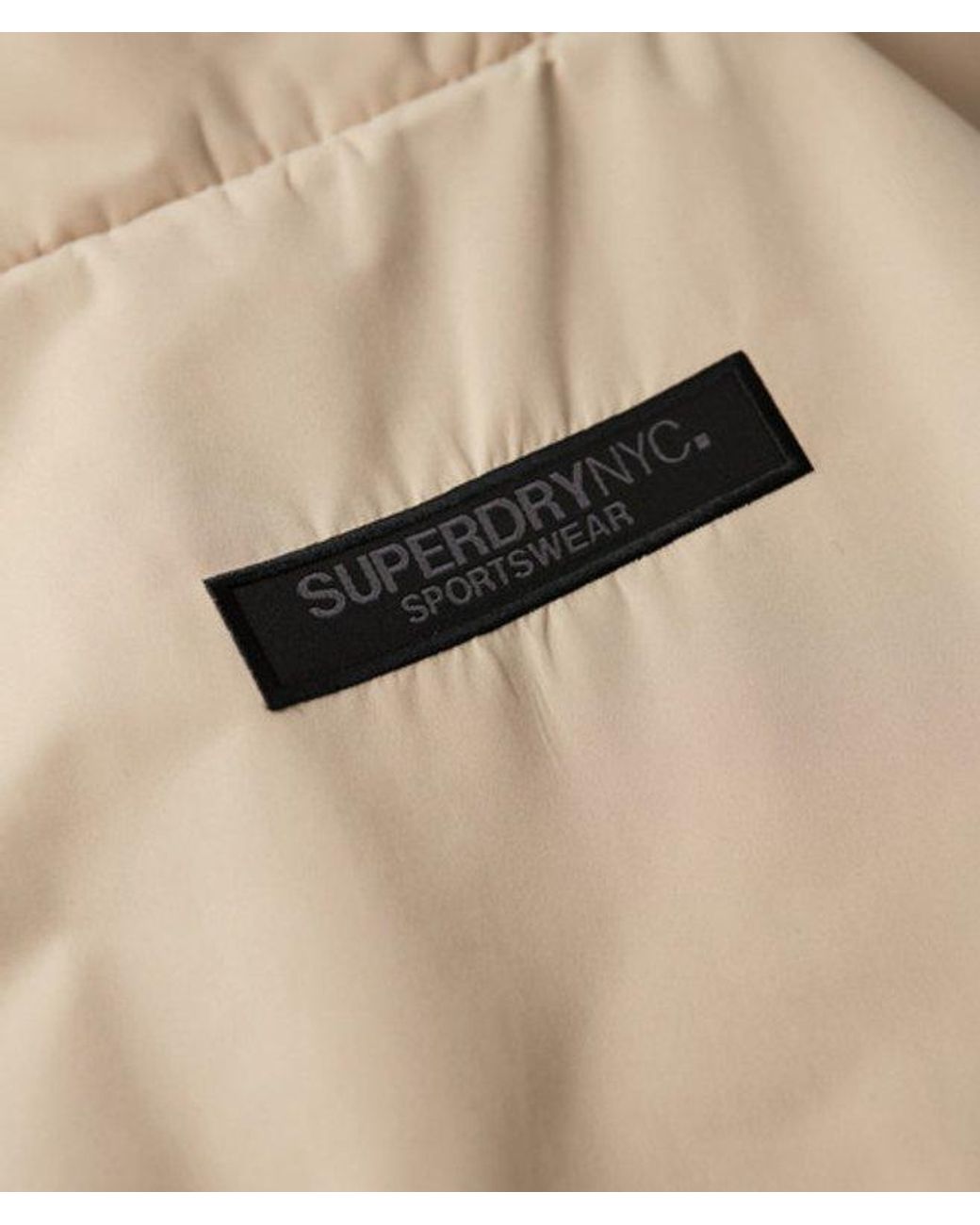 Superdry Natural Classic Embroidered Sports Harrington Jacket for men