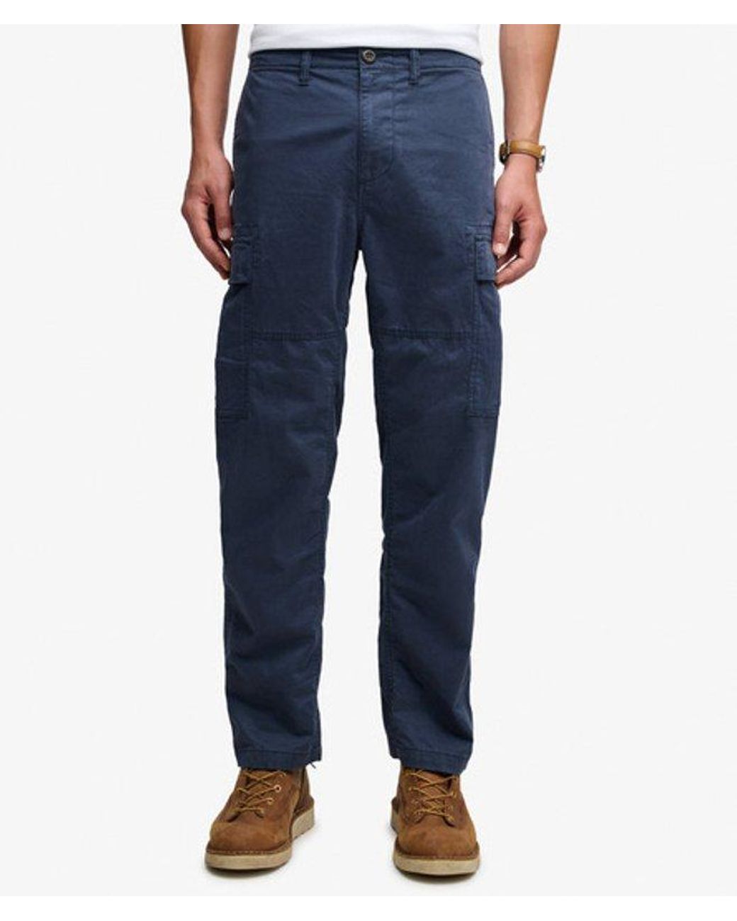 Superdry Blue & Co Regular Tapered Cargo Pants for men
