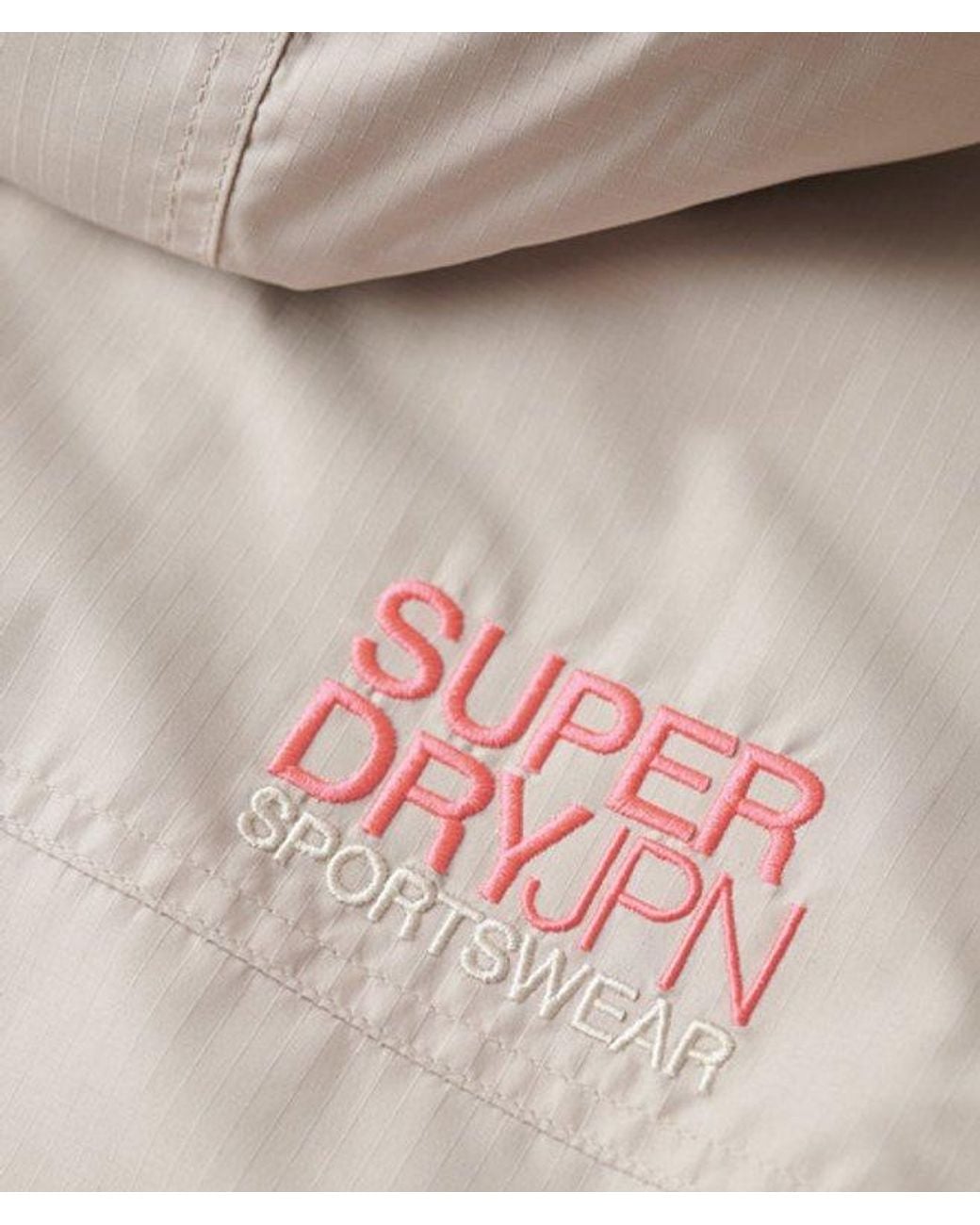 Superdry Natural & Co Hooded Embroidered Sd Windbreaker Jacket